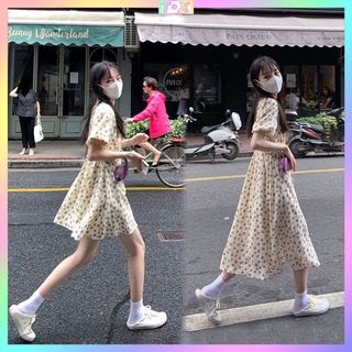 Fashion female korean flower skirt puff new high waist skirt