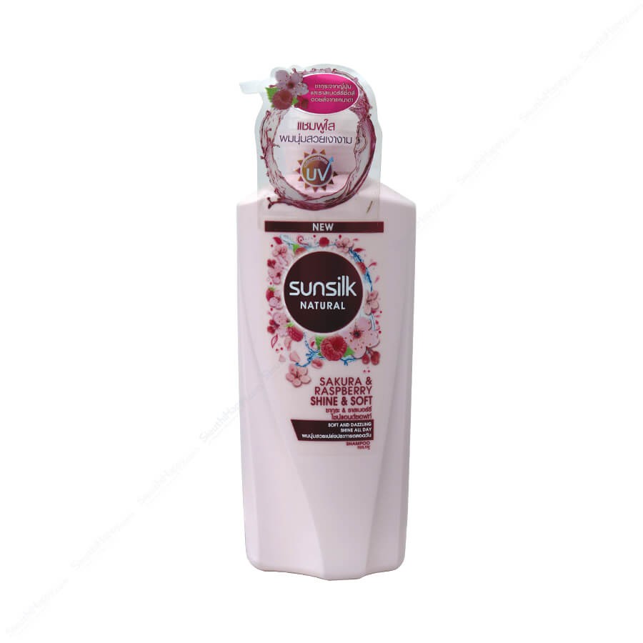 Dầu gội Sunsilk Thái Lan Natural Sakura & Raspberry 450ml Thái Lan