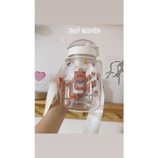 Bình nước 1300ml siêu đáng yêu 🍑🍑🍑
