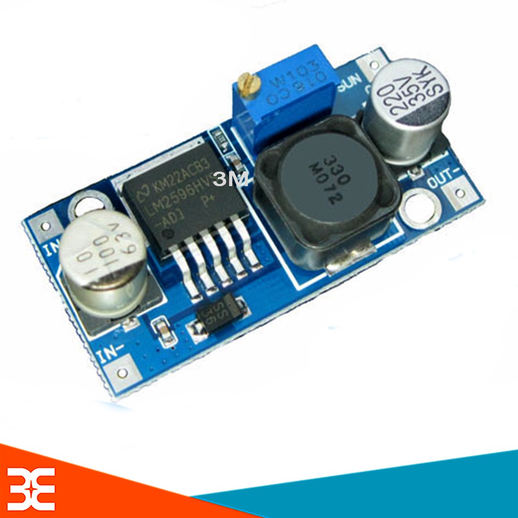 Module Hạ Áp Buck DC-DC LM2596HVS IN 5-48V 3A