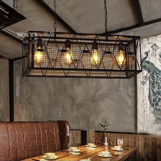 Đèn thả bàn ăn, quán cafe lưới sắt THCN164B