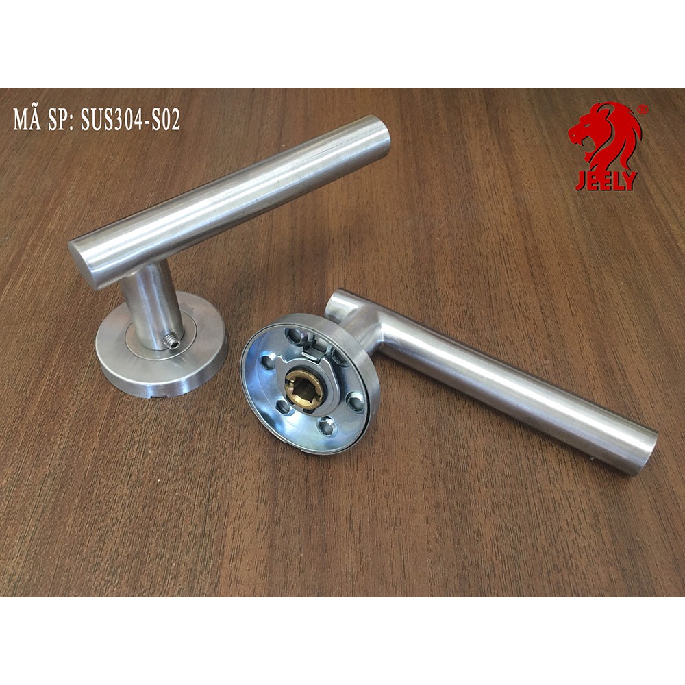 KHÓA PHÂN THỂ JEELY - KHÓA TAY GẠT cửa gỗ,cửa nhựa, cửa nhôm, cửa sắt - KHÓA CỬA INOX SUS304 -  S04