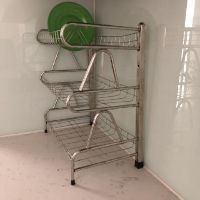 Kệ bát inox 3 tầng 50cm, 60cm ×50cm