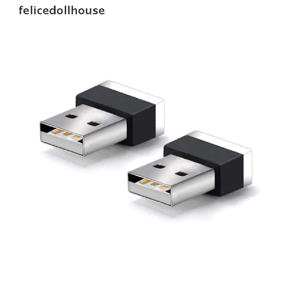 Bóng Đèn LED USB Mini Ánh Sáng Neon Trang Trí Nội Thất Xe Hơi