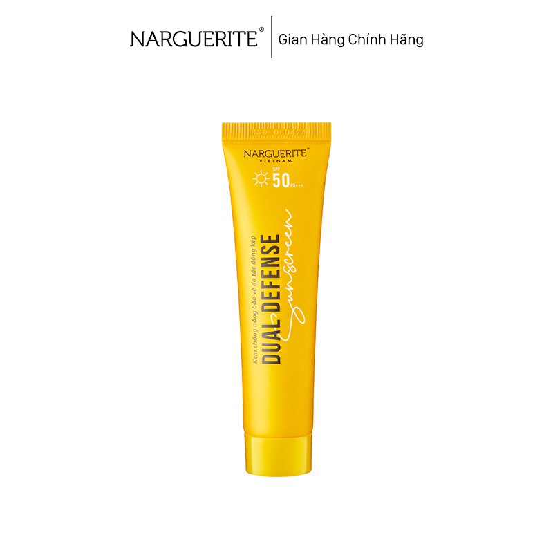 Kem Chống Nắng SPF50 PA+++ Dual Defense Narguerite (30ml)