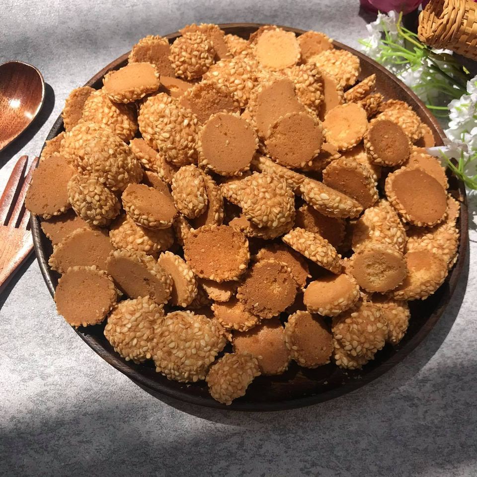 Bịch 500g Bánh Nhện Mè Thơm Ngon