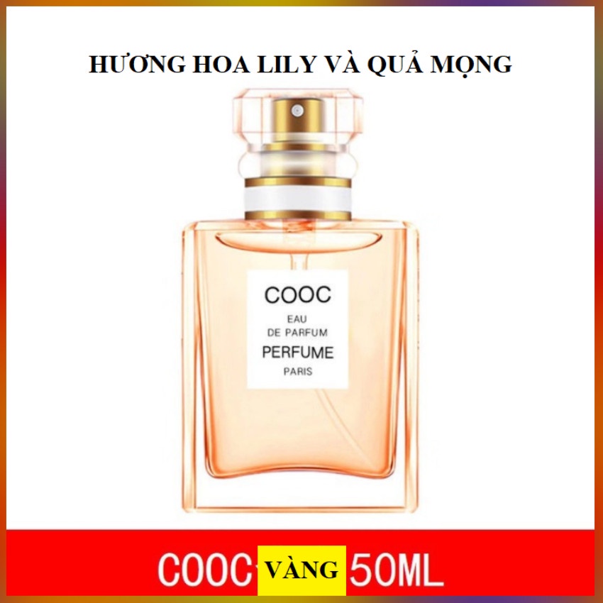 Nước hoa nữ cao cấp COOC ̀50ml/chai siêu hot 3 mùi lựa chọn