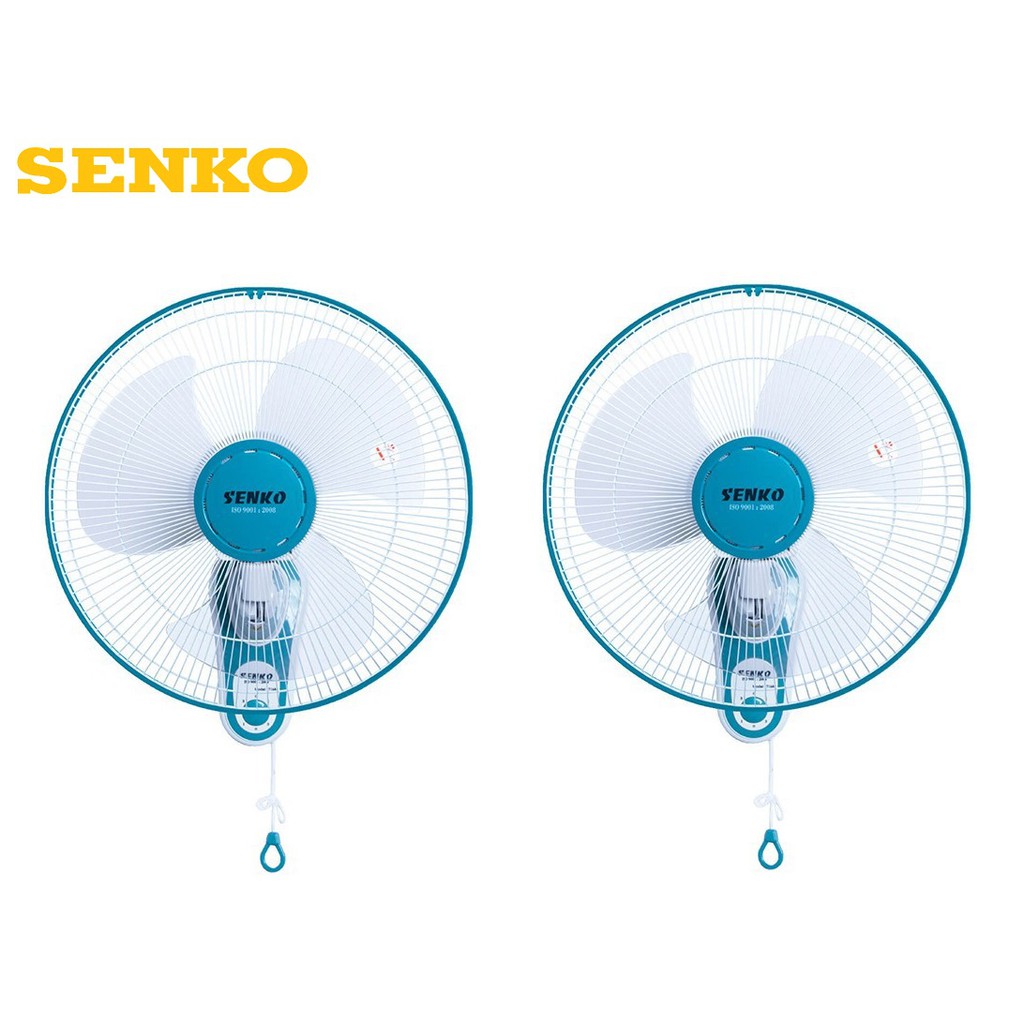 BỘ 2 - QUẠT TREO TƯỜNG SENKO T1680 ( 3 TỐC ĐỘ GIÓ - CÔNG SUẤT MẠNH MẼ 47W )