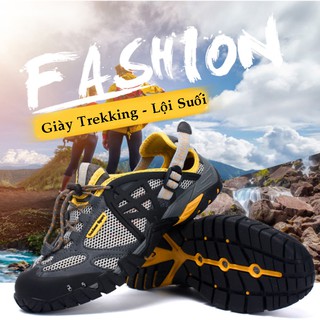 Giày Lội Nước Trekking, Leo Núi, Đi Phượt Outdoor Sport Cao Cấp - Chống Trơn Trượt, Thoát Nước Nhanh