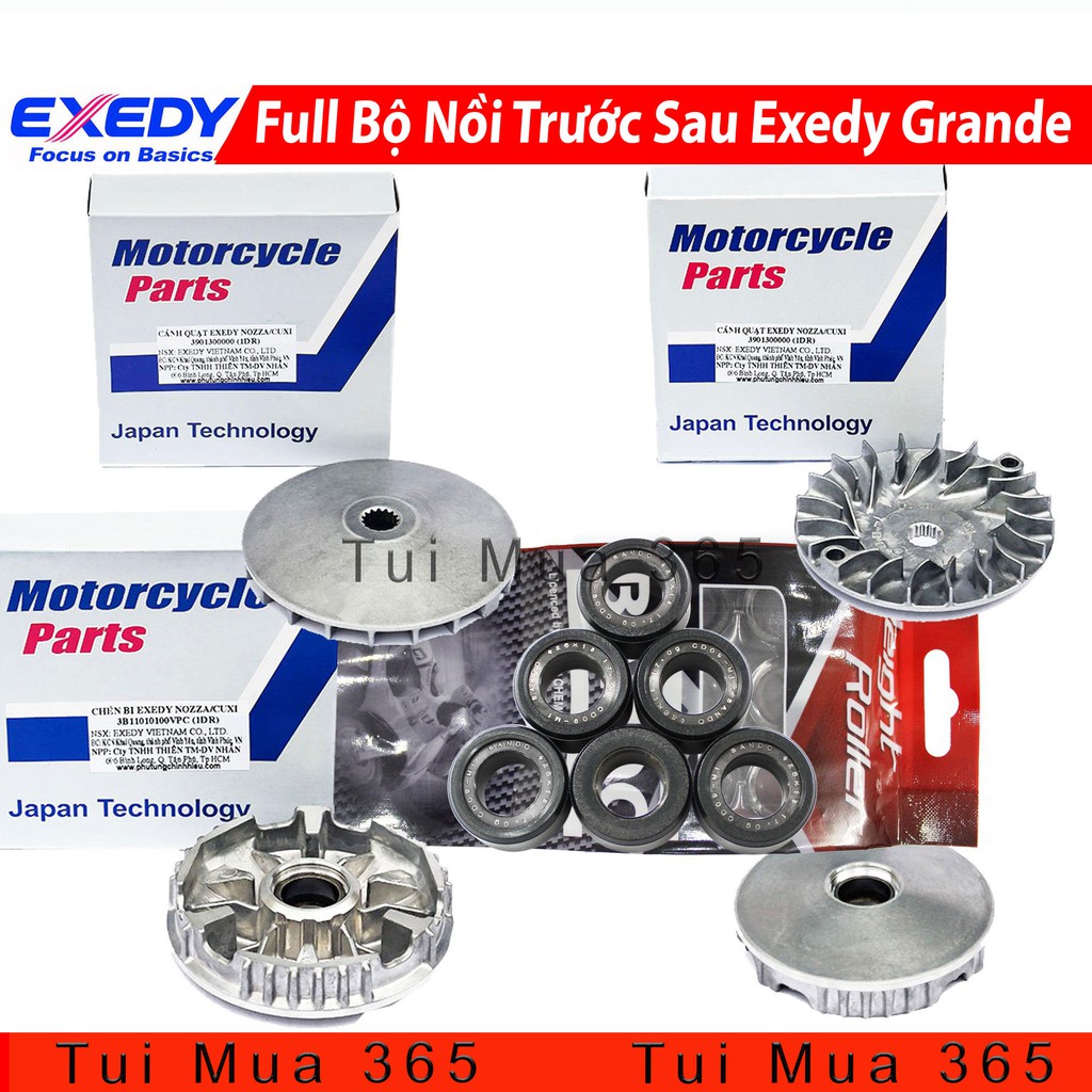 Full Bộ Nồi Trước Sau dùng cho xe Grande, Acruzo Công Nghệ Japan