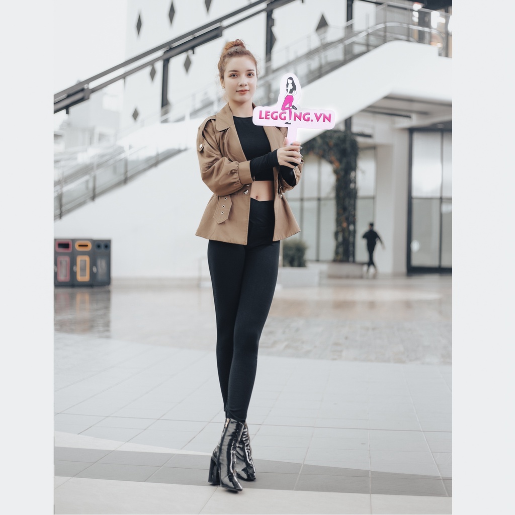 Quần Legging Nữ Cạp Cao Cotton Mềm Nâng Mông Gọn Eo Dài Chân [Video Mẫu Mặc + Ảnh Thật] | BigBuy360 - bigbuy360.vn
