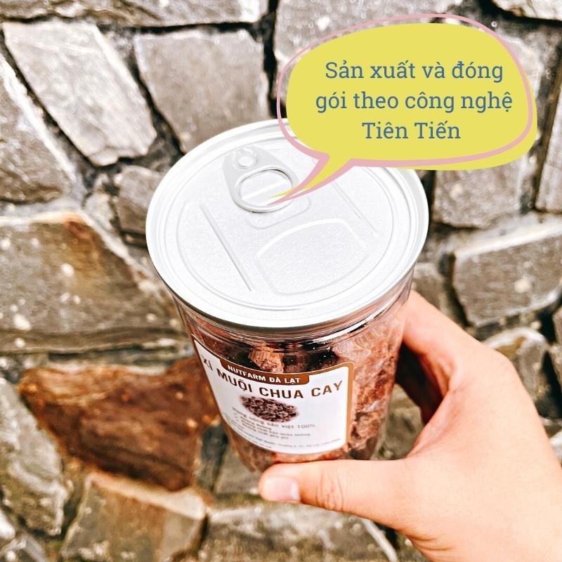 [Mã GROSALE1 giảm 8% đơn 500K] Ô mai xí muội chua cay không hạt 400gr NutiFarm trái cây sấy đặc sản đà lạt
