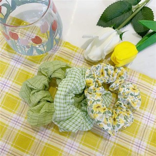 🌸Chun cột tóc Scrunchies patel mầu sắc