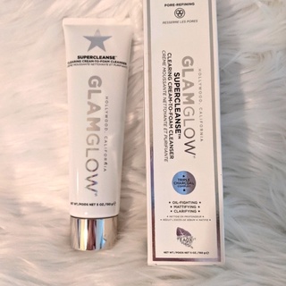 🌟 Sữa rửa mặt đất sét Glamglow Super Cleanse 150g