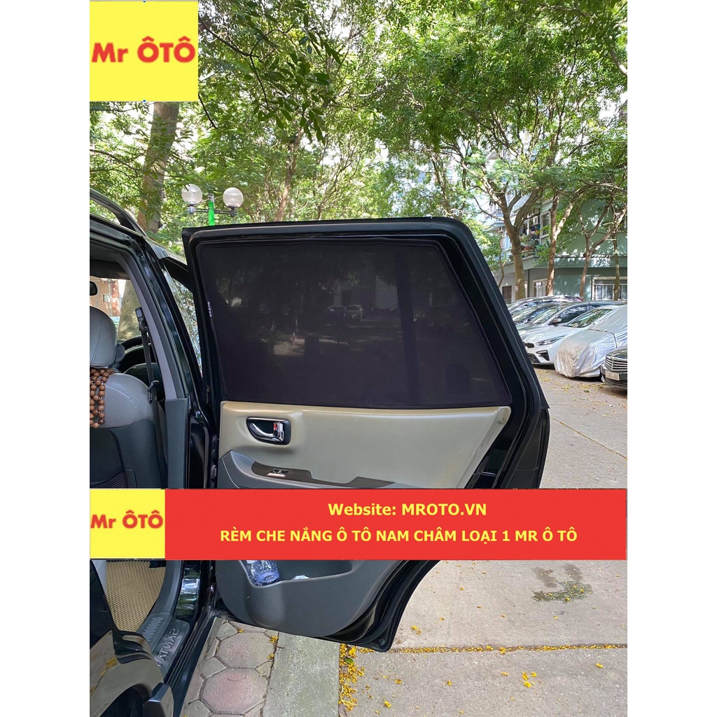 Rèm Che Nắng  Xe Hyundai Santafe  gold chống UV Hàng Loại 1 MR.ÔTÔ -Bảo Hành 2 Năm
