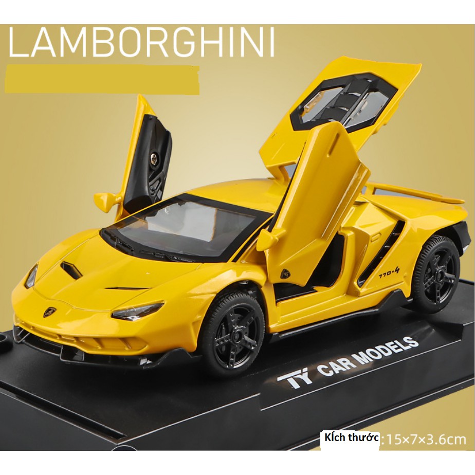 Ô tô Mô Hình Lamborghini Thunder LP770 - 4 Tỉ lệ 1:32. Mô hình xe hơi thể thao,mô hình siêu xe Lambo