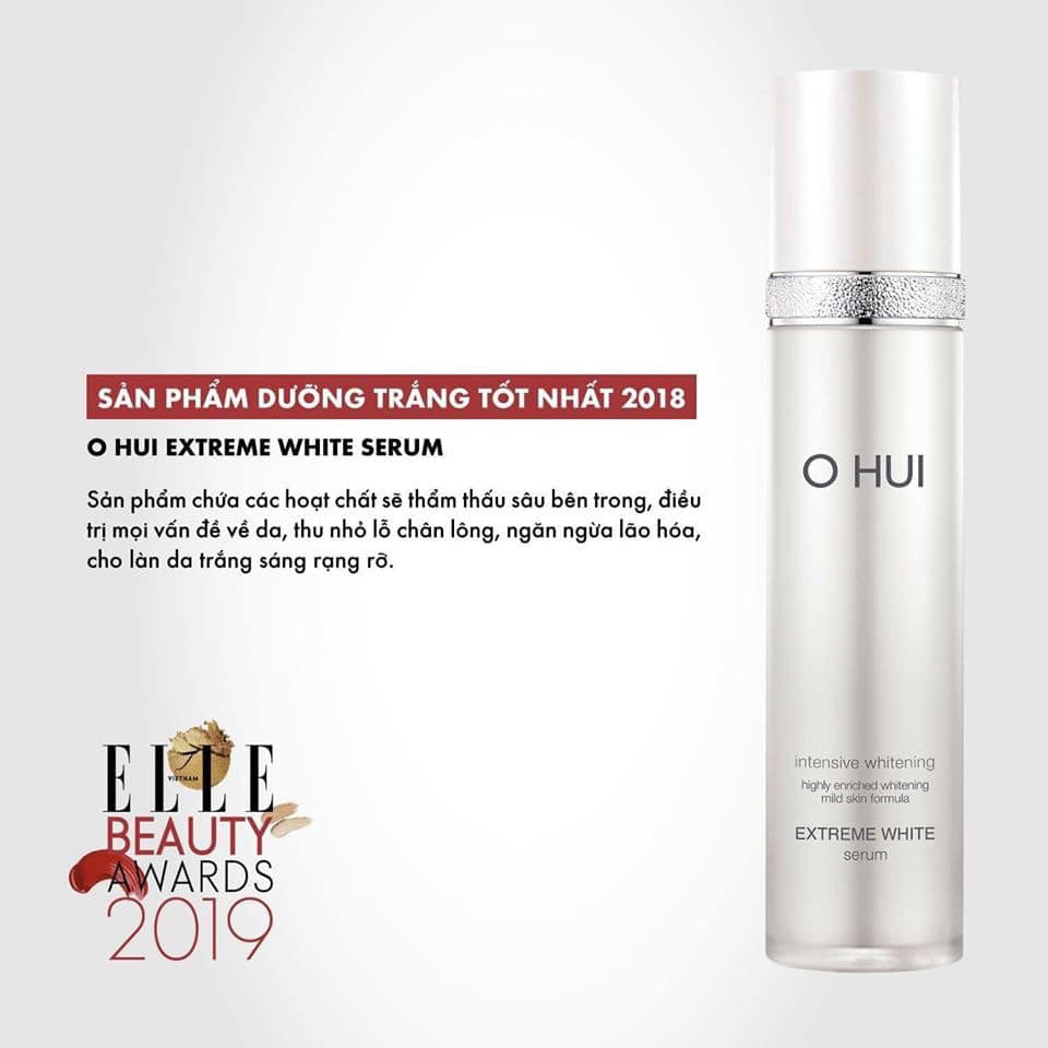 Gói serum Ohui white dưỡng trắng da mờ sạm nám và chống lão hóa hiệu quả - Serum Ohui Extreme White Snow vitamin 1ml