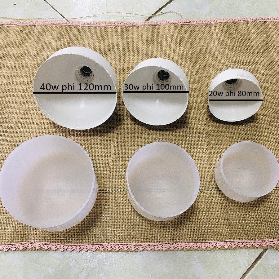 Linh kiện bộ vỏ bóng đèn LED Buld đủ các walt - linh kiện sửa chữa bóng đèn led | BigBuy360 - bigbuy360.vn
