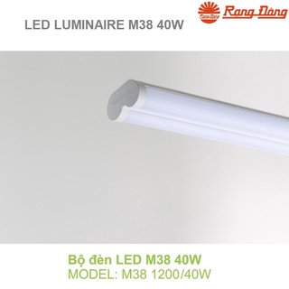 Bộ đèn led M38 40w Rạng Đông dạng tuýp đôi