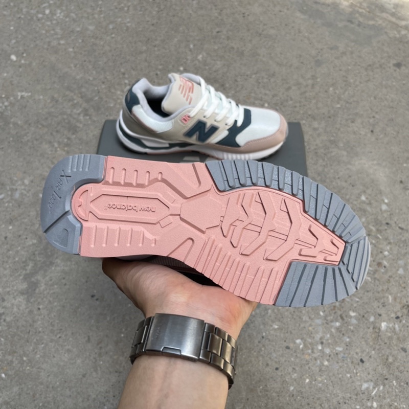 Giày Thể Thao Newbalance 530 xanh trắng Hồng nữ
