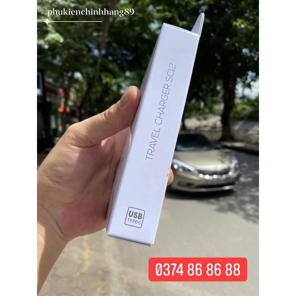 Bộ sạc nhanh iphone chính hãng Supitech SC12- Combo Củ sạc nhanh PD 20W+ Cáp PD to Lightning 1.2m