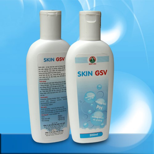 Sữa Rửa Mặt Skin GSV 200ml- Dành Cho Da Dầu Mụn , Nhạy cảm