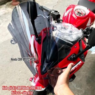 Kính chắn gió độ CBR150allnew date 2016 2018