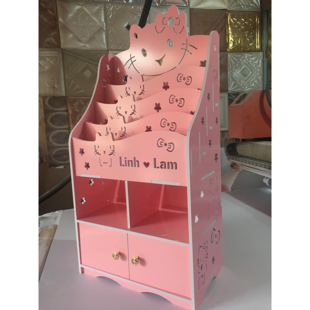 Giá sách Hello Kitty kèm ngăn chứa đồ