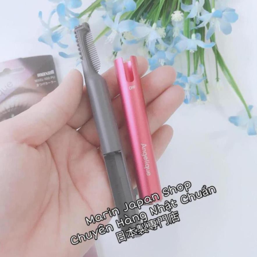 (Hàng Nhật ) Máy uốn cong mi tự nhiên nóng lên cao cấp Angelique Maxell Nhật Bản