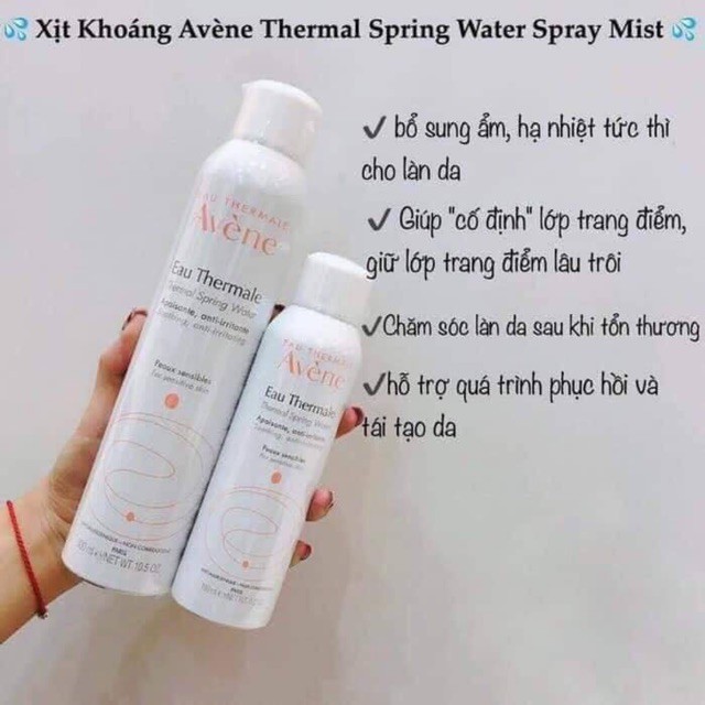 Xịt khoáng cấp nước, làm dịu da Avene Thermal Spring Water | BigBuy360 - bigbuy360.vn