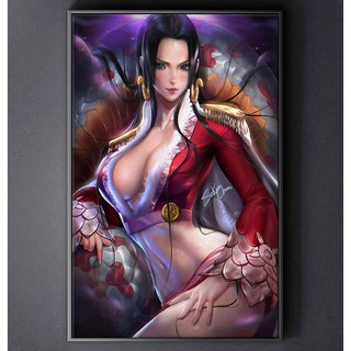 TRANH CANVAS ANIME ONE PIECE Vua Hải Tặc treo tường in theo yêu cầu - Boa Hancock