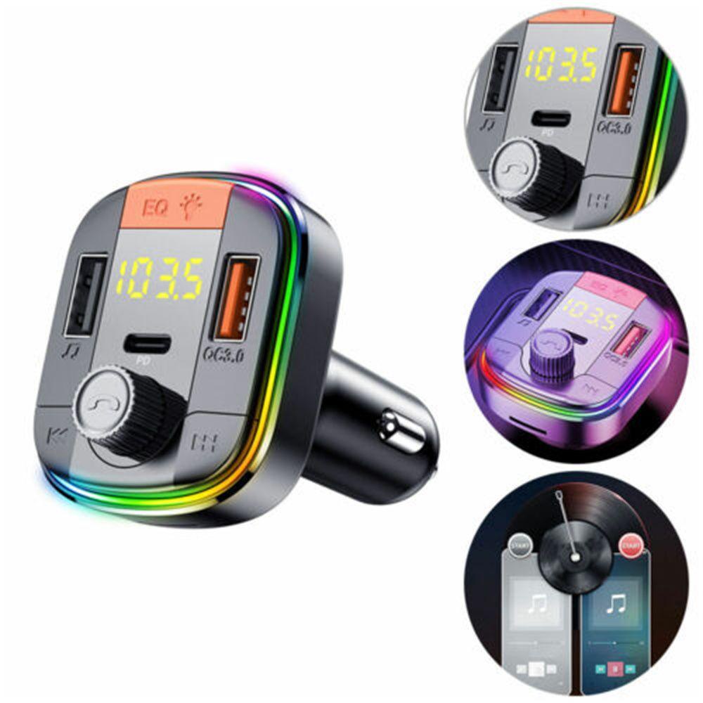 Tẩu Sạc Điện Thoại USB Type C Kiêm Đài FM Bluetooth GOGOUP Cho Xe Hơi