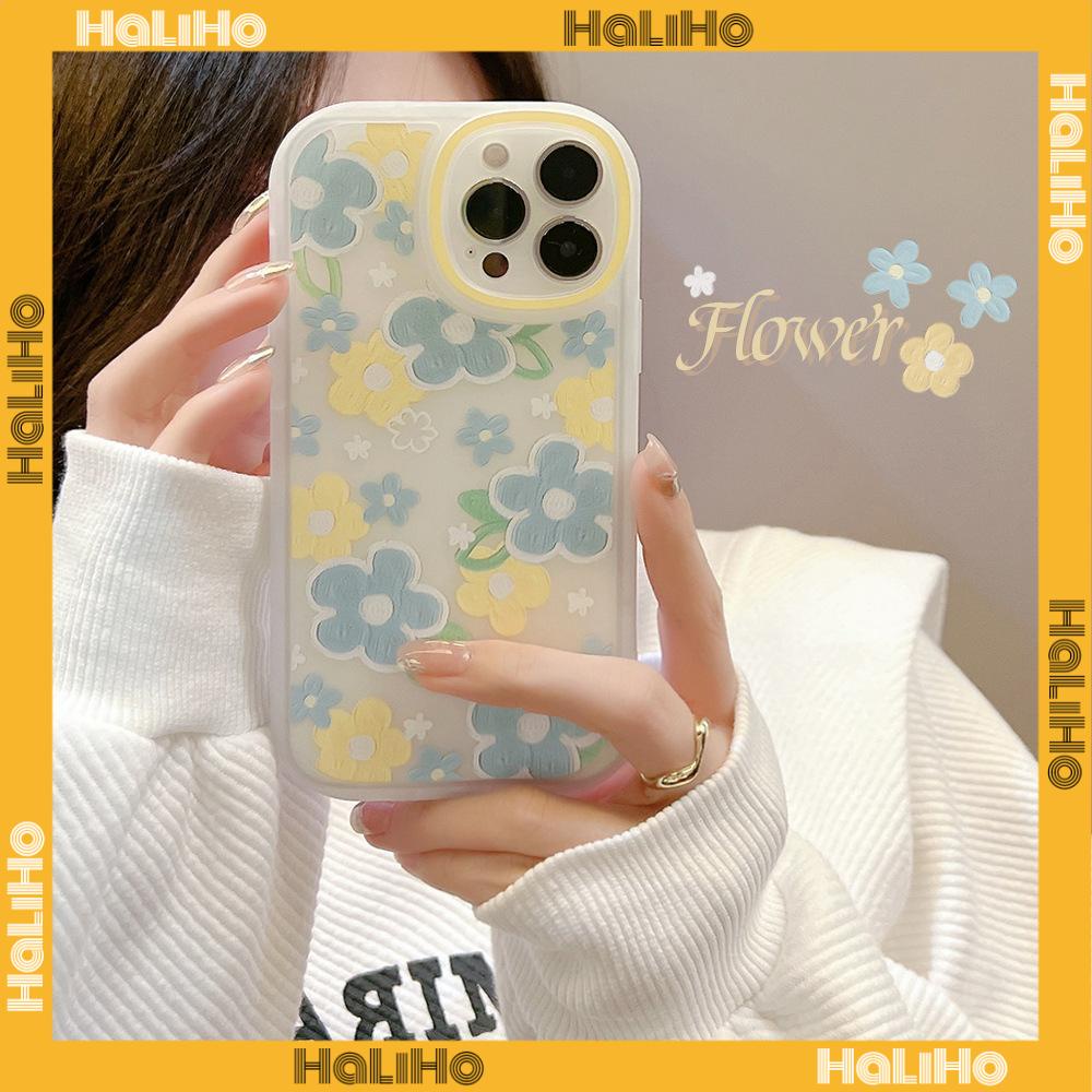 iPhone Case Silicone Soft Case Clear Case TPU Airbag Shockproof Full Coverage Protection Camera Oil Painting Flower For iPhone 13 Pro Max iPhone 12 Pro Max iPhone 11 iPhone 7 Plus