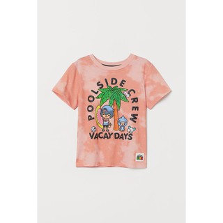 Áo phông cam toca hm h&m size 3-4, 4-6y_hàng chính hãng mỹ
