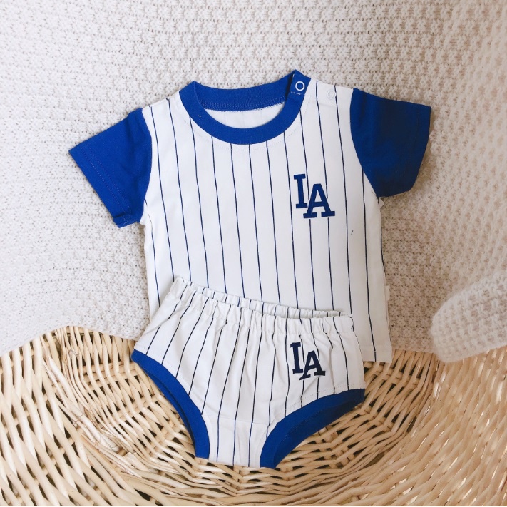 Bộ Ngắn Tay Quần Chip Minky Mom Vải Thun Lạnh Cho Bé Trai, Bé Gái 0-4 Tuổi Từ 4-17 kg- Mã: TN-IN102