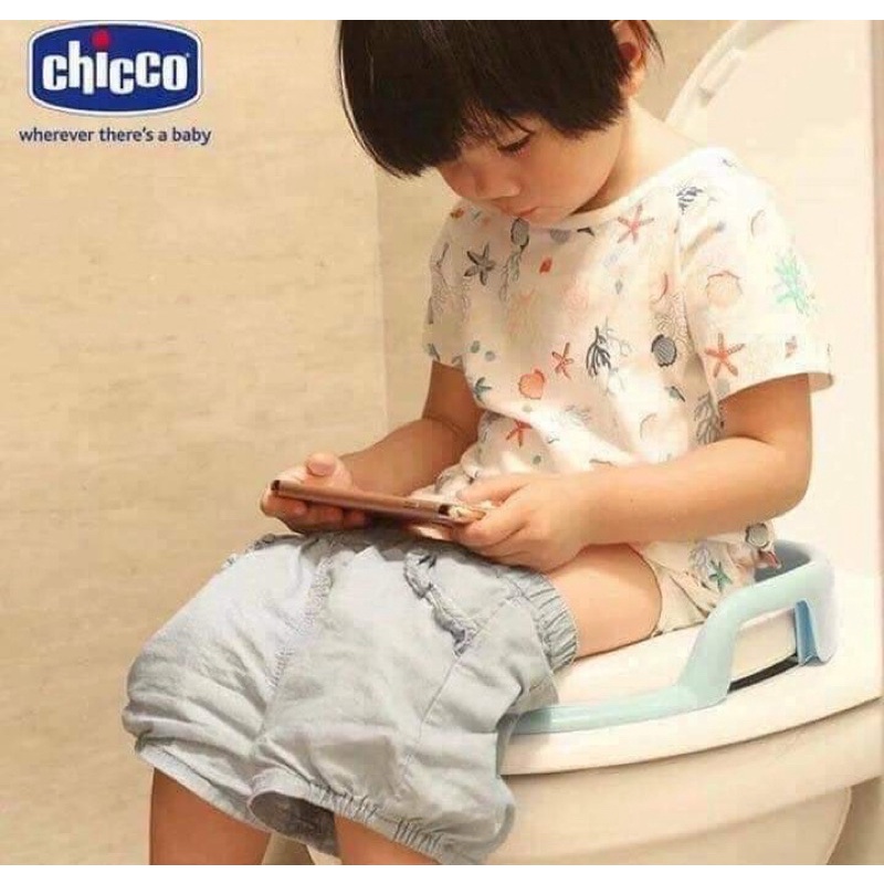 Bệ Thu Nhỏ Bồn Cầu, Toilet CHICCO, Chính Hãng, Bệ Toilet, Lót Bồn Cầu Cho Bé