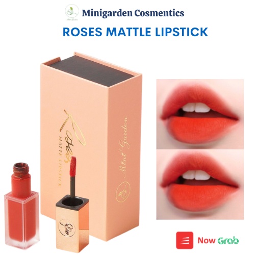 [Tặng dầu tẩy trang ] Son Kem Lì Roses Son Môi Mini Garden Roses Matte Lipstick Version 2019 6ML PV993