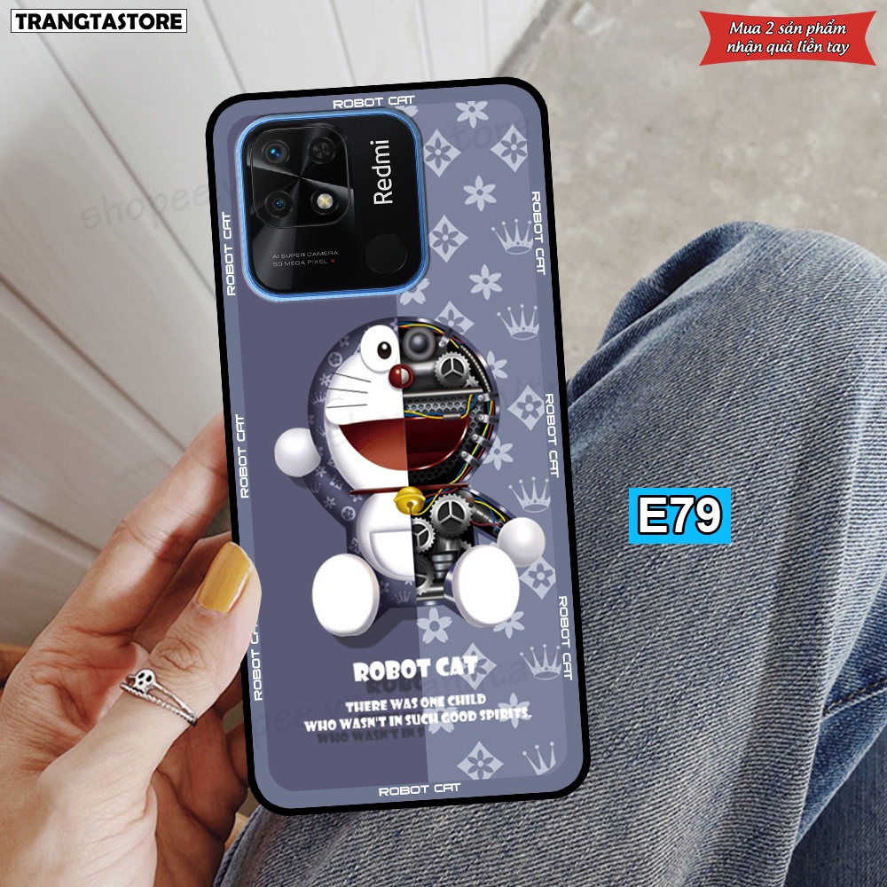 Ốp Xiaomi Redmi 9C - Redmi 10C - Redmi 10A in hình gấu Bearbrick,Metal Style,Doremon siêu dễ thương chất lượng