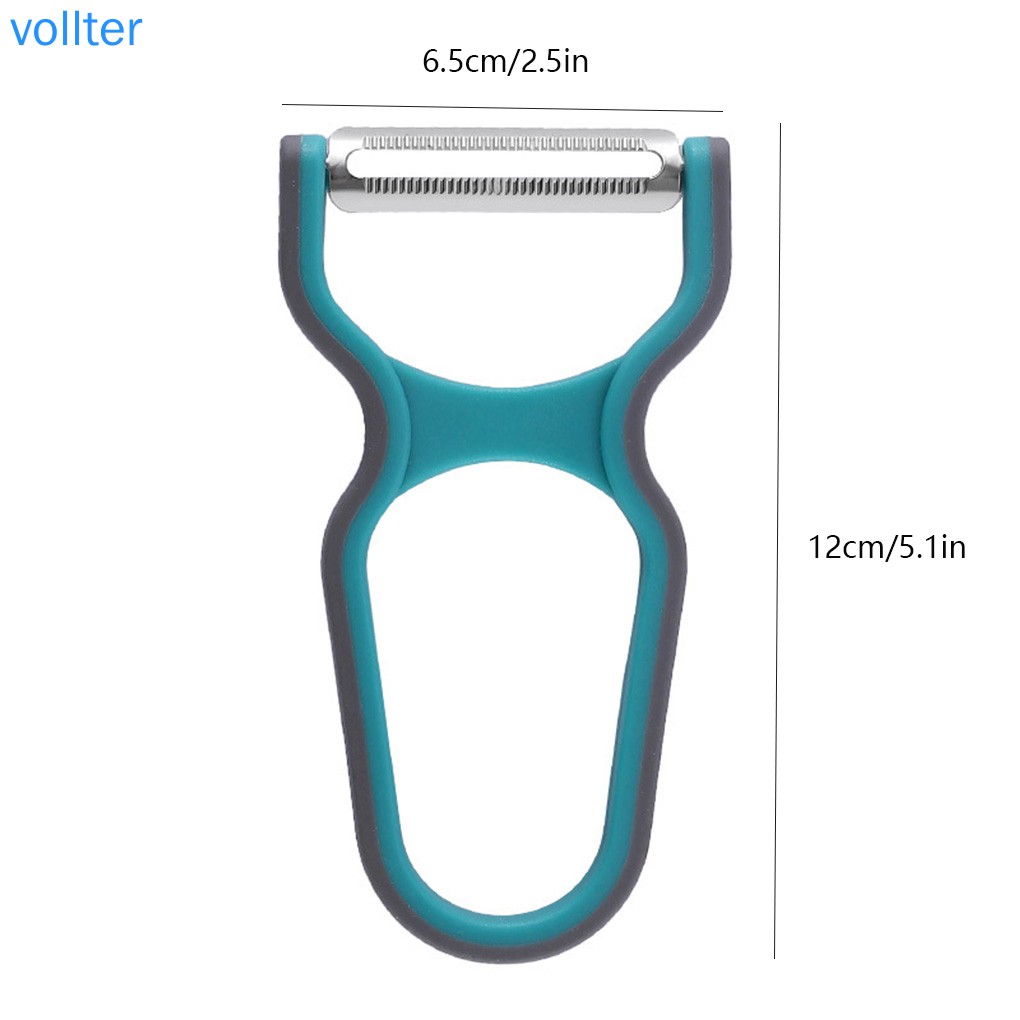 Bộ 3 Dụng Cụ Gọt Vỏ Rau Củ Quả Chống Trượt Màu Sắc Ngẫu Nhiên