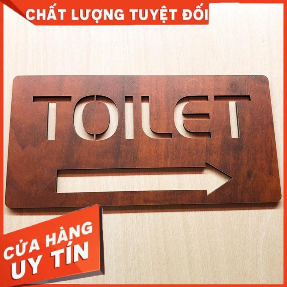 [ GIÁ SỐC ] Tranh gỗ treo tường -Bảng toilet, phòng vệ sinh,WC F10 -CRN - 01