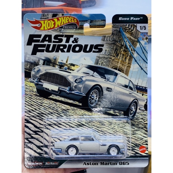 Hobby Store xe mô hình Hot Wheels Premium Aston Martin DB5 Euro Fast