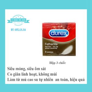 Bao cao su durex 3c
