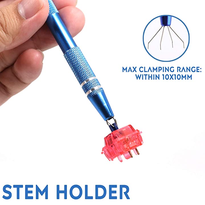Nhíp 4 chân stem picker | Bút gắp stem dùng để lube switch - Stem holder