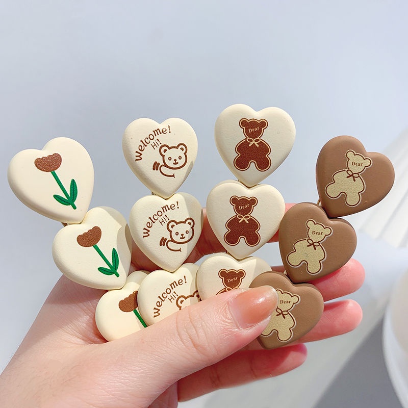 Kẹp tóc họa tiết hoạt hình dễ thương thời trang mùa hè