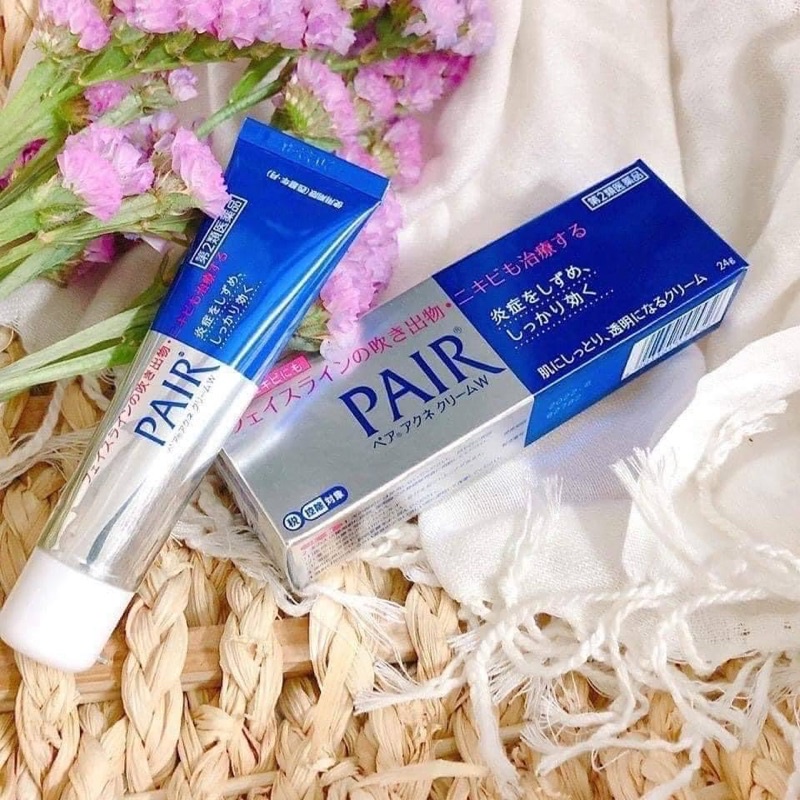 [Hàng_Nhật]  Kem ngừa mụn Pair Acne W Cream Nhật Bản 24G