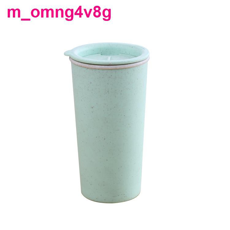 Quảng cáo Cup nhựa Lúa mì tùy chỉnh Cốc thơm tiện dụng Green Wheat Straw Water Nhà sản xuất bán buôn Logo in