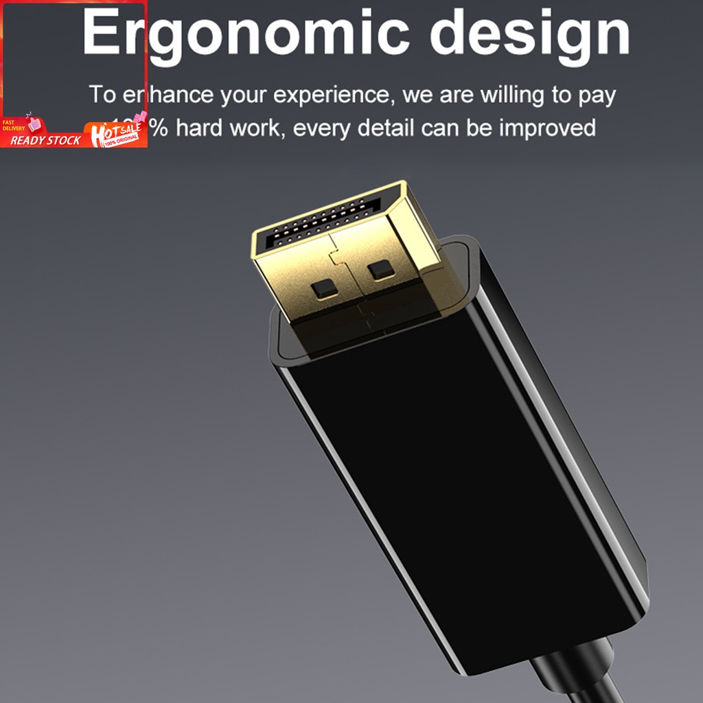 Dây Cáp Chuyển Đổi Type-C Sang Dp 1.8m Hd-Compatible Cho Máy Tính | BigBuy360 - bigbuy360.vn