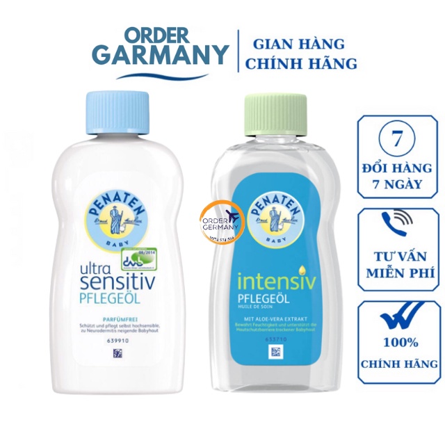 Dầu massage Penaten cho bé chai 200ml