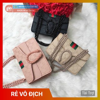 Túi Xách Nữ Đeo Chéo Đầu Rồng Khóa Cài MBAGS - T003DR85