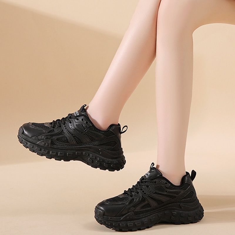 Giày thể thao IELGY đế dày phối lưới chống mài mòn thời trang cho nữ